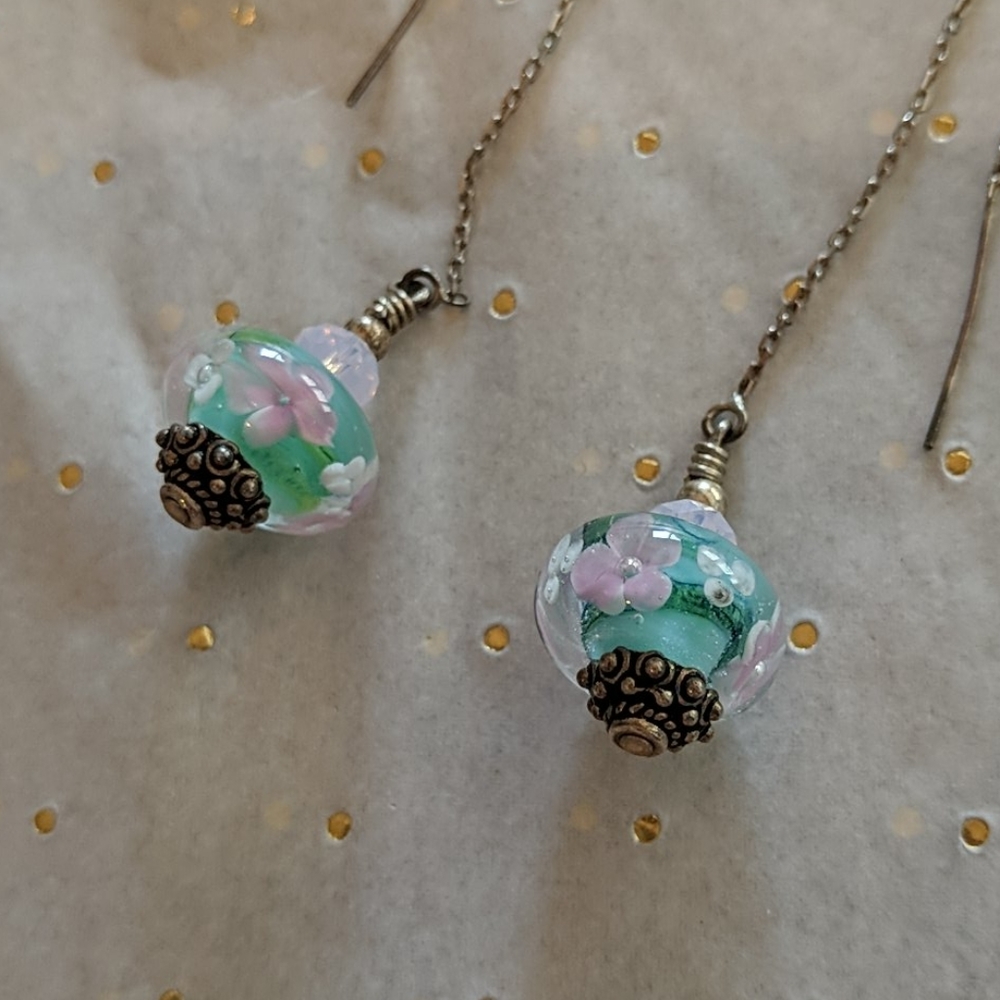 Floral Dangle Earrings